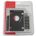 Ficha técnica e caractérísticas do produto Adaptador Caddy 9.5mm DVD para HD Ssd Dell Inspiron 14-3442