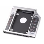 Ficha técnica e caractérísticas do produto Adaptador Caddy para Notebook SSD ou HDD 12.7mm