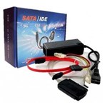 Ficha técnica e caractérísticas do produto Adaptador Conversor USB IDE SATA I e SATA II