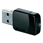 Ficha técnica e caractérísticas do produto Adaptador D-LINK Wireless USB 11AC Dualband 433MBPS ou 150MBPS - DWA-171