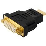 Ficha técnica e caractérísticas do produto Adaptador de Vídeo - DVI (Fêmea) HDMI (Macho) - MD9 5384