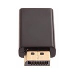 Ficha técnica e caractérísticas do produto Adaptador Displayport Macho para HDMI Preto