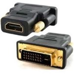 Ficha técnica e caractérísticas do produto Adaptador DVI-D Macho P/ HDMI Fêmea