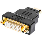 Ficha técnica e caractérísticas do produto Adaptador DVI fêmea para HDMI macho - MD9 Info