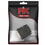 Ficha técnica e caractérísticas do produto Adaptador DVI Macho para HDMI Fêmea Pix 003-8600