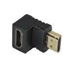 Ficha técnica e caractérísticas do produto Adaptador HDMI-Fêmea X HDMI-Macho-90 - Ciadosuporte