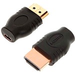 Ficha técnica e caractérísticas do produto Adaptador HDMI Macho para Micro HDMI Fêmea - MD9 Info