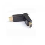 Ficha técnica e caractérísticas do produto Adaptador HDMI Macho X Hdmi Macho Flexivel 180º Graus - Ukimix