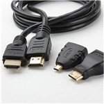 Ficha técnica e caractérísticas do produto Adaptador HDMI para MINI HDMI e MICRO HDMI