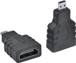 Ficha técnica e caractérísticas do produto Adaptador Micro HDMI Macho X HDMI Femea AH-MCH - eu Quero Eletro