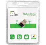 Ficha técnica e caractérísticas do produto Adaptador Nano Wireless Multilaser Re035 USB 2.0 150Mbps