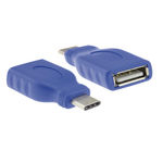 Ficha técnica e caractérísticas do produto Adaptador OTG Type-C Mais Mania USB C 3.1 Macho p USB A 3.0 Fêmea