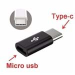Ficha técnica e caractérísticas do produto Adaptador Otg USB 3.1 Tipo Mac Type C para Celula USB Pc Preto