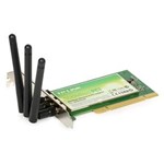 Ficha técnica e caractérísticas do produto Adaptador PCI TP-Link TL-WN951N Wireless ( 300 Mbps / 3 Antenas Destacáveis )
