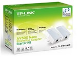 Ficha técnica e caractérísticas do produto Adaptador Powerline - Tp-Link Kit Inicial Nano Av500 - Branco - Tl-Pa4010kit - TP-Link