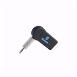 Adaptador Receptor Bluetooth Auxiliar P2 3.5mm para Som Rádio de Carro