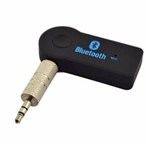 Ficha técnica e caractérísticas do produto Adaptador Receptor Bluetooth Auxiliar P2 3.5mm para Som Rádio de Carro
