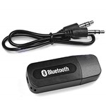 Ficha técnica e caractérísticas do produto Adaptador Receptor Bluetooth Wireless Usb Musica Carro P2 BT-163