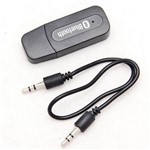Ficha técnica e caractérísticas do produto Adaptador Receptor De Música Via Bluetooth Áudio Stereo P2