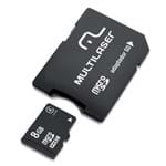 Ficha técnica e caractérísticas do produto Adaptador SD com Cartão de Memória Classe 4 8GB Multilaser - MC004