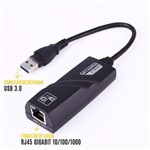 Adaptador USB 3.0 Ethernet GIGA com HUB 3P - Lotus