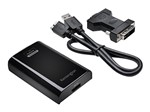 Ficha técnica e caractérísticas do produto Adaptador USB 3.0 para VGA DVI