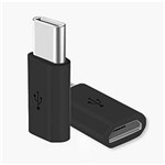 Ficha técnica e caractérísticas do produto Adaptador USB Micro Tipo C Preto