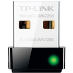 Ficha técnica e caractérísticas do produto Adaptador USB Wireless 150Mbps TL-WN725N - TP-Link
