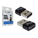 Ficha técnica e caractérísticas do produto Adaptador USB Wireless 150MBPS Wifi KP-AW153 - Knup
