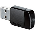 Ficha técnica e caractérísticas do produto Adaptador Wireless D-Link DWA-171 USB AC Dualband 433 MBPS