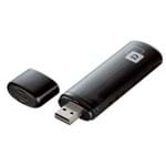 Ficha técnica e caractérísticas do produto Adaptador Wireless - USB 2.0 - D-Link Dual-Band AC1200 - Preto - DWA-182
