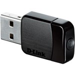 Ficha técnica e caractérísticas do produto Adaptador Wireless USB DWA-171 D-LINK Preto