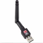 Ficha técnica e caractérísticas do produto Adaptador Wireless USB WiFi 150mbps Lan B/g/n Com Antena