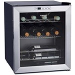 Ficha técnica e caractérísticas do produto Adega Lyon Digital 13 Garrafas Preta/Inox Suggar 110V - 110V