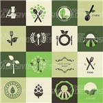 Ficha técnica e caractérísticas do produto Adesivo de Azulejo Natureza Verde