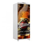 Ficha técnica e caractérísticas do produto Adesivo de Geladeira Porta Cerveja Miller 170X65cm