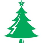 Ficha técnica e caractérísticas do produto Adesivo de Parede - Árvore de Natal 1