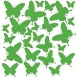 Ficha técnica e caractérísticas do produto Adesivo de Parede Borboletas Verdes 25un