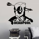 Ficha técnica e caractérísticas do produto Adesivo de Parede Deadpool 4