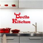 Ficha técnica e caractérísticas do produto Adesivo de Parede Devils Kitchen - Meu Adesivo