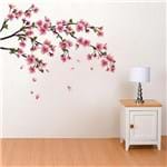 Ficha técnica e caractérísticas do produto Adesivo de Parede Flor de Cerejeira Sakura - Grande 138x94cm