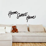 Ficha técnica e caractérísticas do produto Adesivo de Parede Frase - Home Sweet Home - N4021