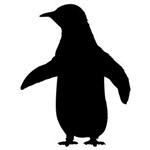 Ficha técnica e caractérísticas do produto Adesivo de Parede Kapos Pinguim 20x30cm
