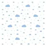 Ficha técnica e caractérísticas do produto Adesivo de Parede Nuvens Azul 64 Un para Quarto Infantil - Tricae