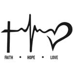 Ficha técnica e caractérísticas do produto Adesivo de Parede Quarto Faith, Hope, Love 55X86cm