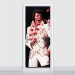 Ficha técnica e caractérísticas do produto Adesivo De Porta Elvis Presley Cantando