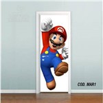 Ficha técnica e caractérísticas do produto Adesivo de Porta Super Mario Bross #01