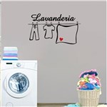 Ficha técnica e caractérísticas do produto Adesivo Decorativo de Parede - Lavanderia 2 - Amarelo