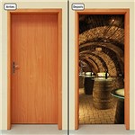 Ficha técnica e caractérísticas do produto Adesivo Decorativo de Porta - Bar - Carverna - 005cnpt