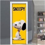 Ficha técnica e caractérísticas do produto Adesivo Decorativo de Porta - Snoopy 2 - G 90x210 Cm